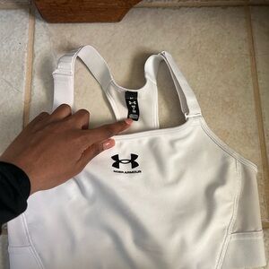 Under Armour White Sports Bra